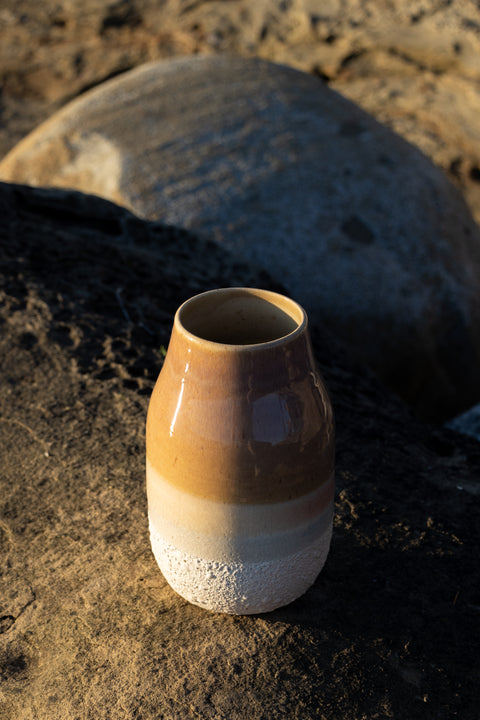 Hannah Dubois Ceramics Sunset Barnacle Vase