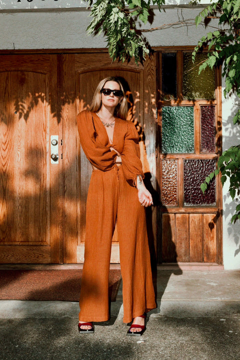 Faithfull the Brand Palmera Top | Caramel