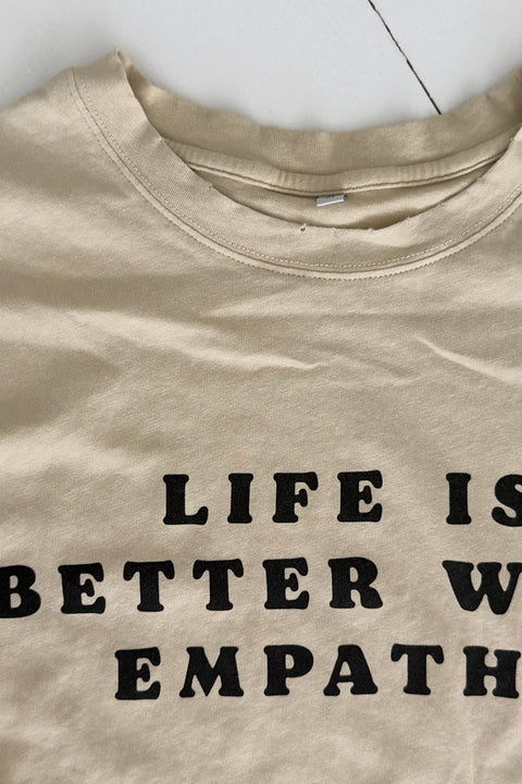 Bohème Goods The Empathy Tee | Chalk