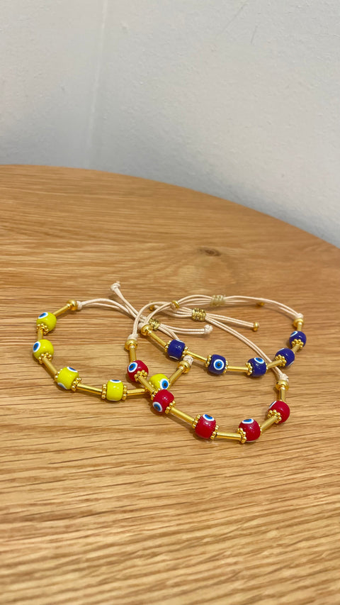 Goupi Bracelet 05 | Greek Coloured Summer Bracelet | Red
