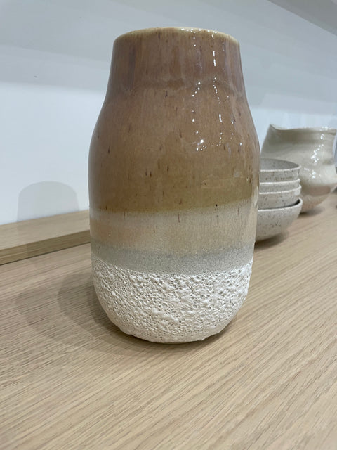 Hannah Dubois Ceramics Sunset Barnacle Vase