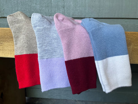 Unified Chalet Socks | Grey/Lavender