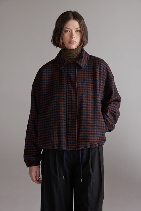 Amente Gingham Jacket
