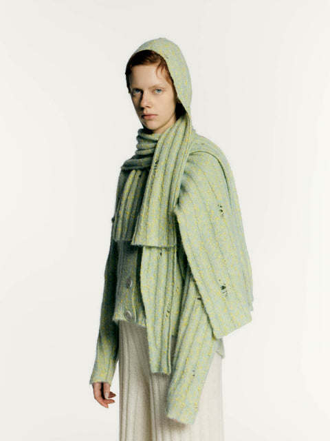 RUS the Brand Jikken Cardigan | Acqua
