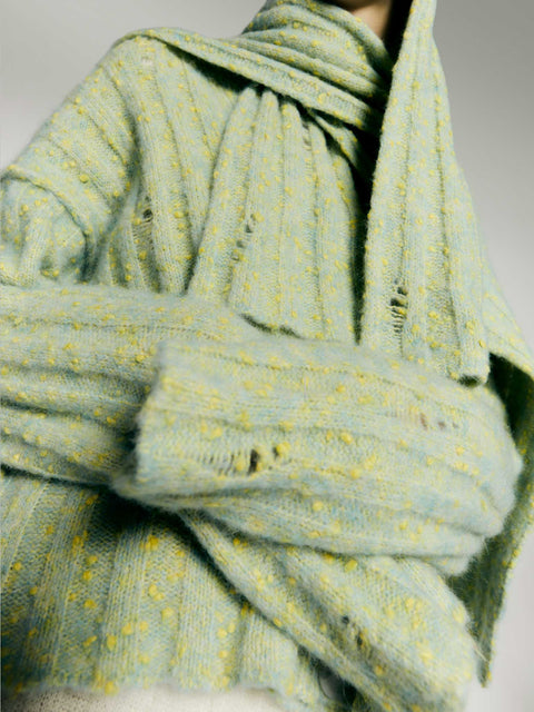 RUS the Brand Jikken Cardigan | Acqua