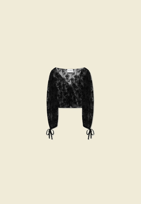 House of Sunny La Thorn Blouse | Noir