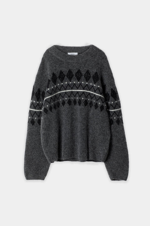 Stylein Line Sweater | Dark Grey