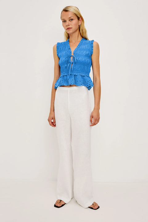 Rails Rails Martine Top in Harbor Blue: featuring cotton