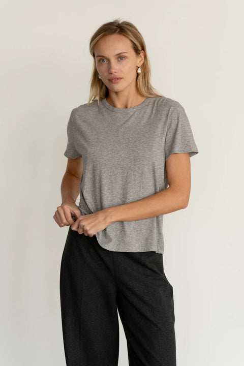 DONNI The Jersey Tee | Heather Grey