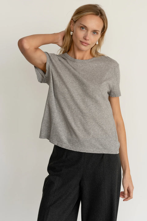 DONNI The Jersey Tee | Heather Grey