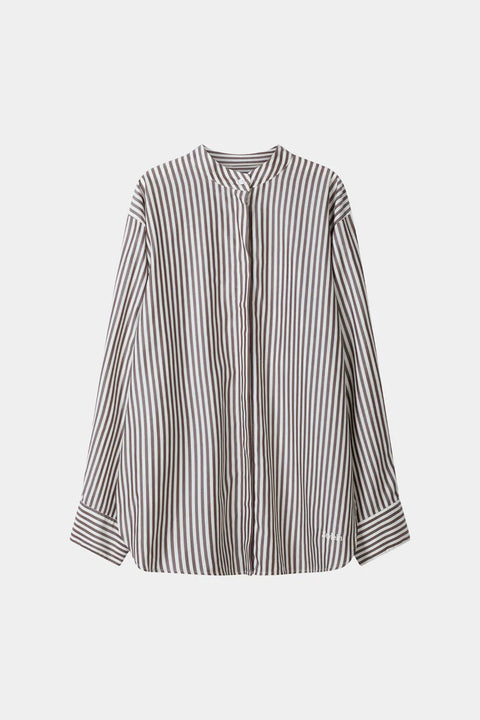 Stylein Mandria Shirt | Brown Stripe