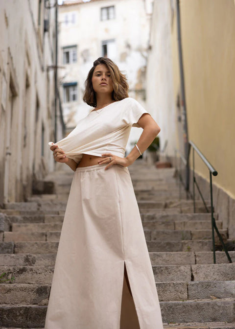 Slate Wearables Lennox Maxi | Cream