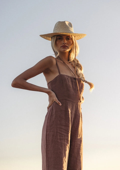 Slate Wearables Marlo Jumpsuit | Hazelnut