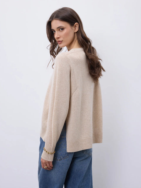 Notshy Patton Cashmere Sweater | Emerald