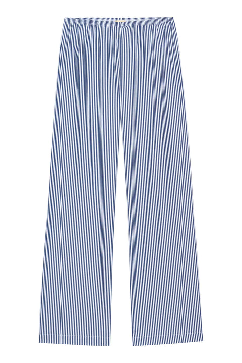 DONNI The Pop Simple Pant | Navy Stripe