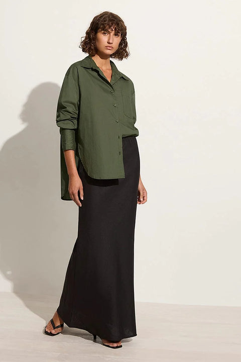 Faithfull the Brand Mirabella Shirt | Pine