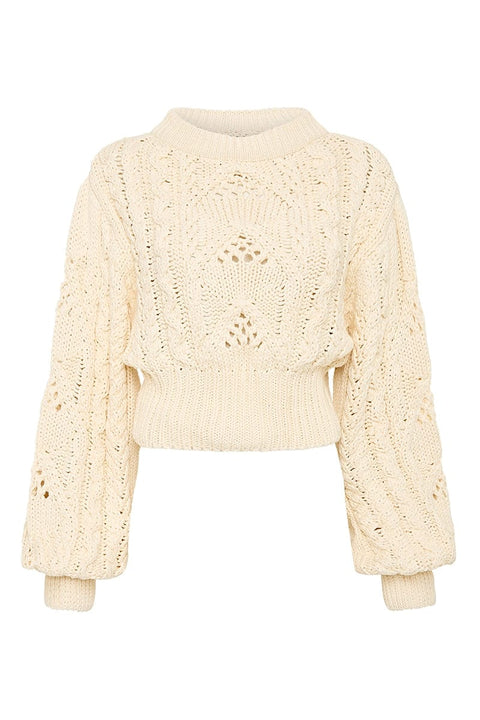 Faithfull the Brand Alanna Knit Jumper | Off White