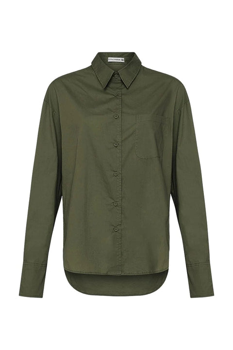 Faithfull the Brand Mirabella Shirt | Pine