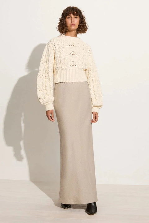 Faithfull the Brand Alanna Knit Jumper | Off White