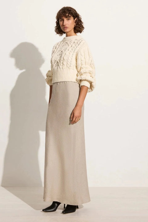 Faithfull the Brand Alanna Knit Jumper | Off White