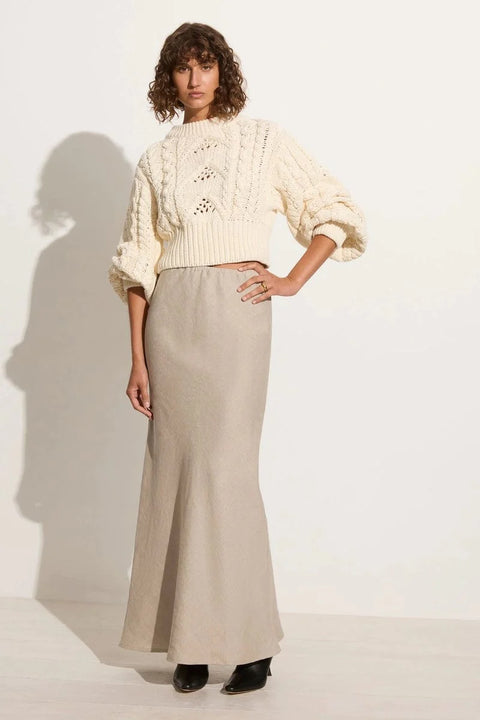 Faithfull the Brand Alanna Knit Jumper | Off White
