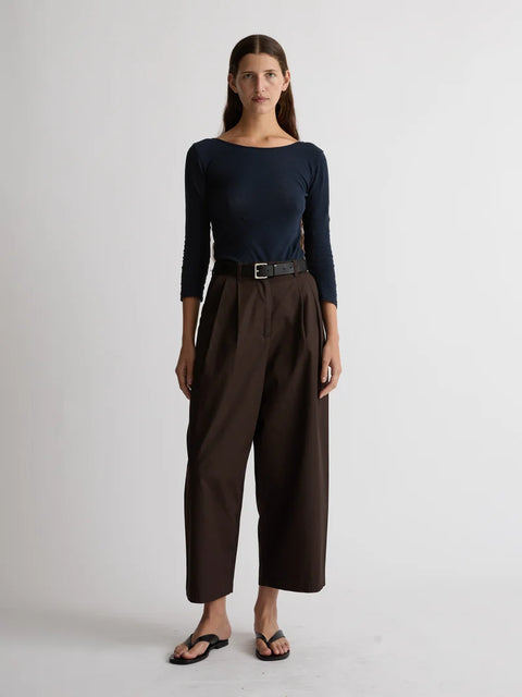 Shaina Mote Boy Trouser | Chocolate