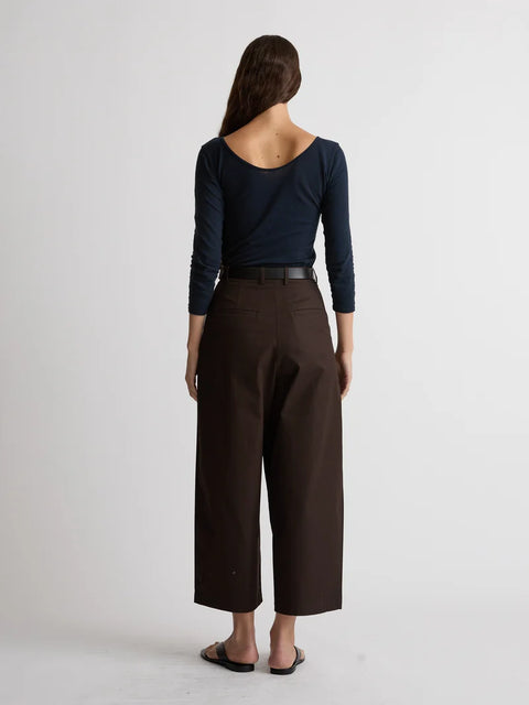 Shaina Mote Boy Trouser | Chocolate