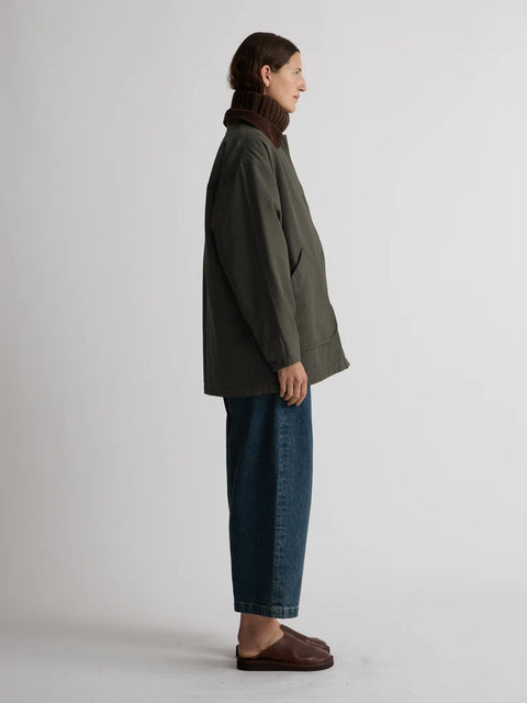 Shaina Mote Painter Coat | Moss Herringbone