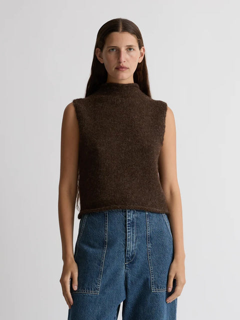 Shaina Mote Roll Vest | Apple Red