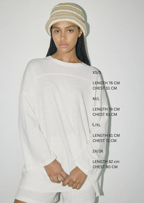 Bohème Goods The Football Tee | White