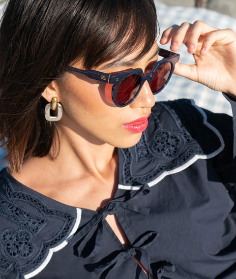 Sardine Sardine Aster Sunglasses in Check Mate