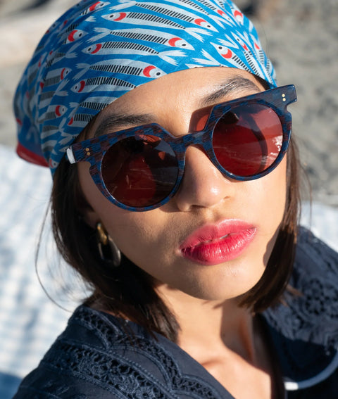 Sardine Sardine Aster Sunglasses in Check Mate