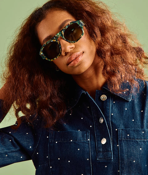 Sardine Louie Sunglasses | Abalone Rizz