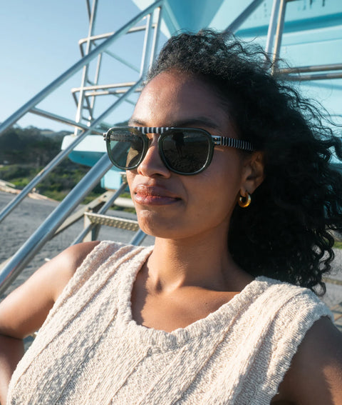 Sardine Stevie Sunglasses | Olive Regatta