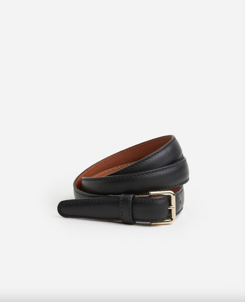 Flattered Barbara Belt | Black Leather