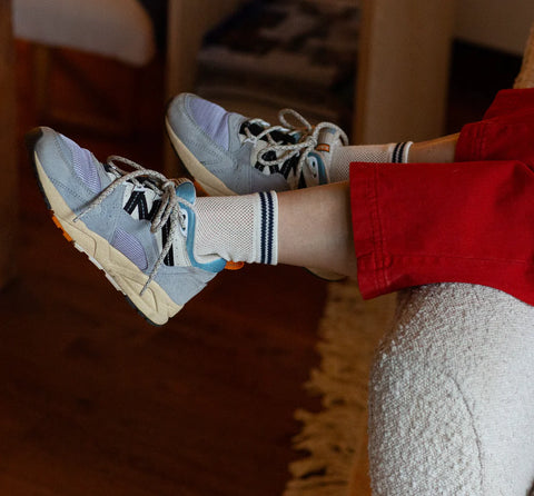 Unified Mesh Sneaker Socks | White