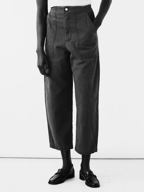 Shaina Mote Painter Pant | Moss Herringbone