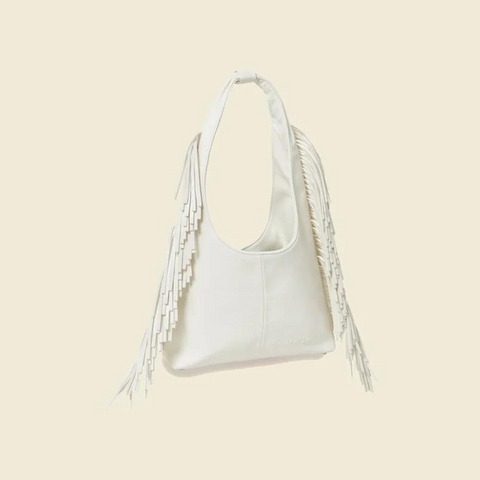 House of Sunny The Tassel Sling Bag | Porcelain