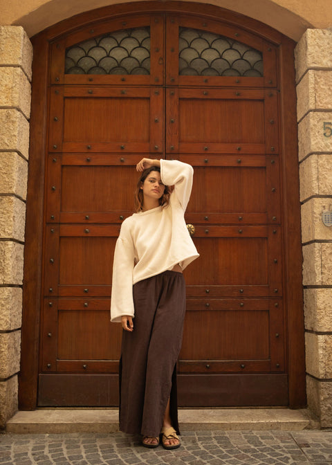 Slate Wearables Orana Sweater | Creme