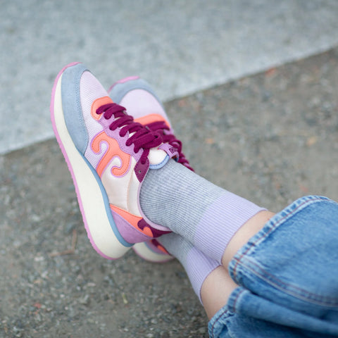 Unified Chalet Socks | Grey/Lavender