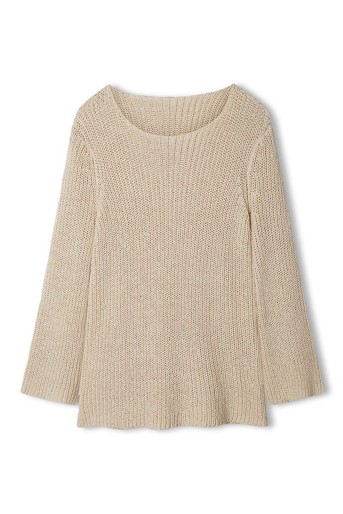 Zulu & Zephyr Stone Cotton Blend Knit Jumper
