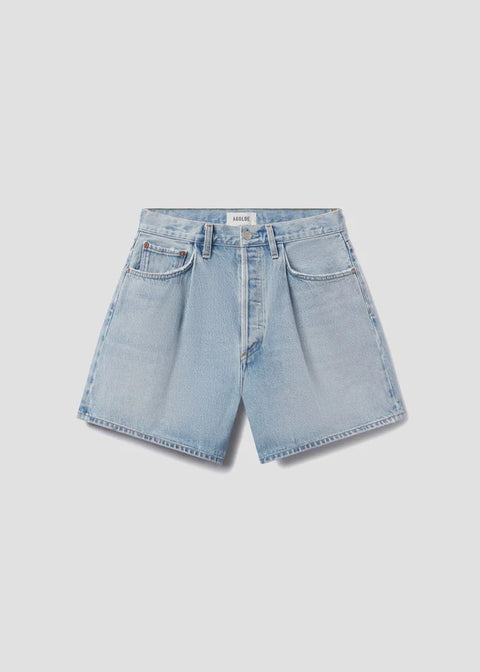 AGOLDE Rhoda Pleated A-Line Short | Raft