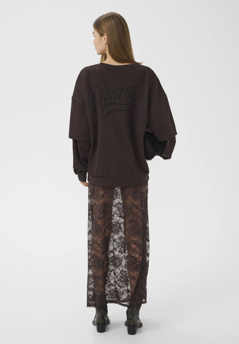 Gestuz Leala Lace Skirt | Ganache