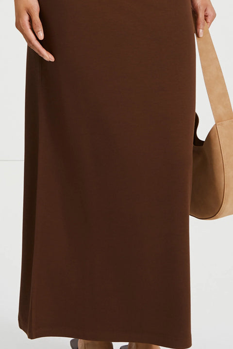 Stylein Claudi Long Skirt | Cacao