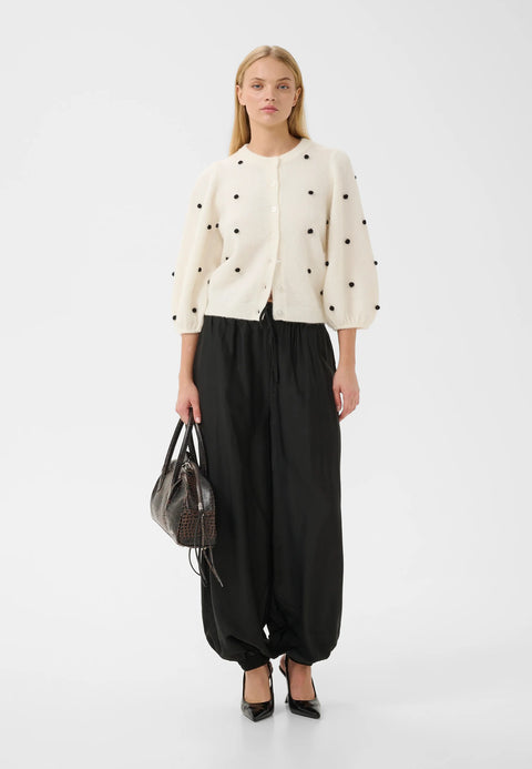 Gestuz Alpha Dot Cardigan | Ivory