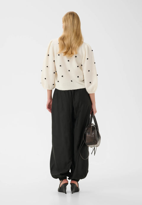 Gestuz Alpha Dot Cardigan | Ivory