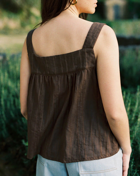Harly Jae Nightie Tank | Earth Embroidery