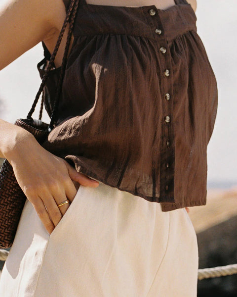 Harly Jae Nightie Tank | Earth Embroidery