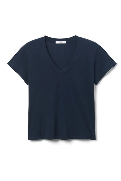 Perfect White Tee Hendrix Boxy V Neck Tee | Navy