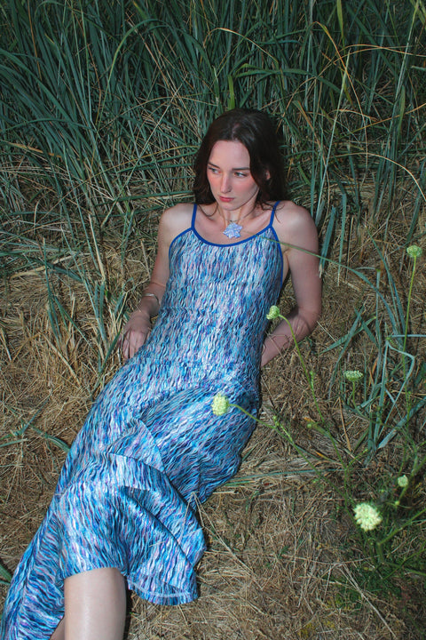 KSLAM Naomi Dress | Blue